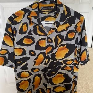 All Saints Men’s Small Camp Collar Shirt